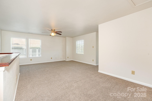 1432 Matthew Allen Cir, Kannapolis, NC 28081 - spare room featuring carpet flooring and ceiling fan