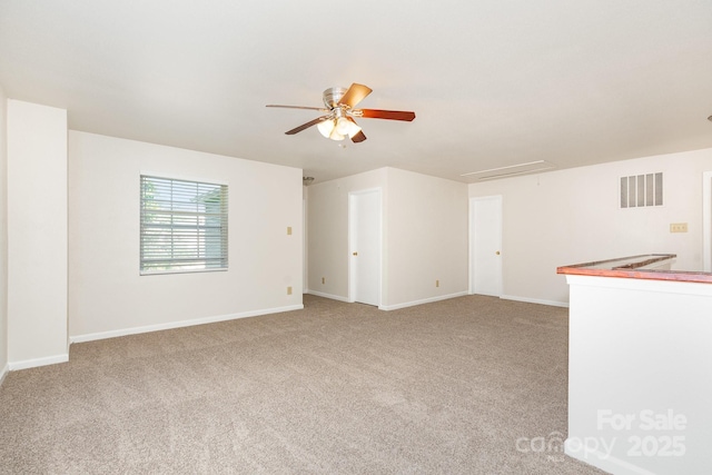 1432 Matthew Allen Cir, Kannapolis, NC 28081 - carpeted empty room with attic access and a ceiling fan