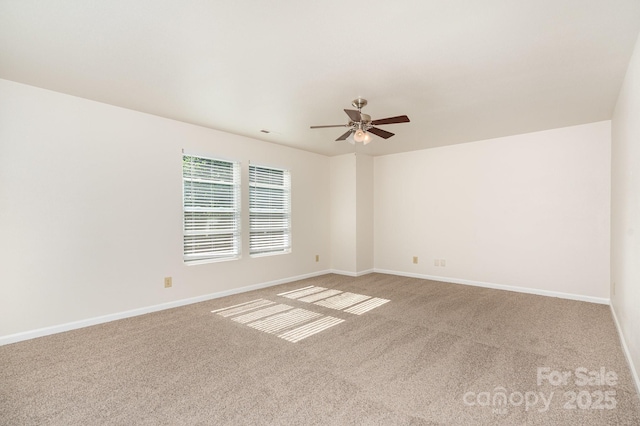 1432 Matthew Allen Cir, Kannapolis, NC 28081 - carpeted empty room with a ceiling fan and baseboards