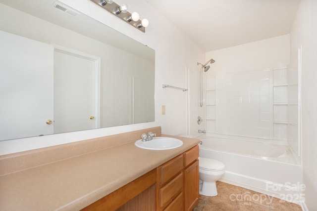 1432 Matthew Allen Cir, Kannapolis, NC 28081 - bathroom with vanity, shower / bath combination, and tile patterned floors