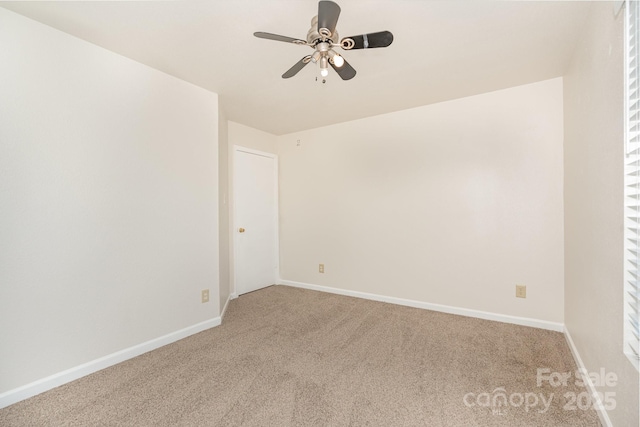 1432 Matthew Allen Cir, Kannapolis, NC 28081 - carpeted spare room featuring ceiling fan and baseboards