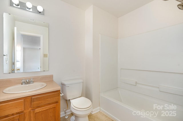 1432 Matthew Allen Cir, Kannapolis, NC 28081 - bathroom featuring vanity, shower / tub combination, and tile patterned floors