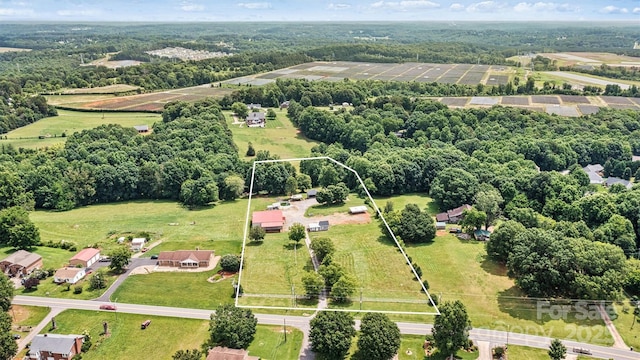 3724 County Home Rd, Conover, NC 28613 - view of property location with property boundaries highlighted and a heavily wooded area