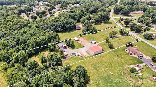 3724 County Home Rd, Conover, NC 28613 - aerial view of property and surrounding area with property boundaries highlighted