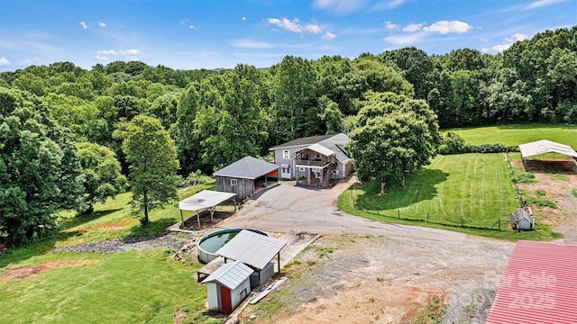 3724 County Home Rd, Conover, NC 28613 - view of subject property with a forest