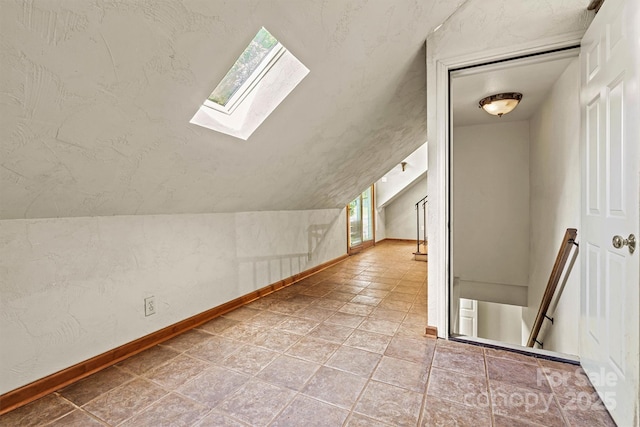 3724 County Home Rd, Conover, NC 28613 - bonus room with lofted ceiling and a skylight
