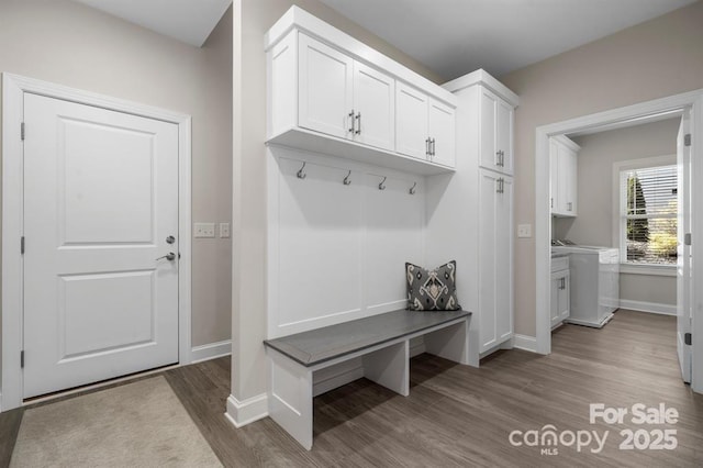 4210 Holly Cir NE, Conover, NC 28613 - mudroom with wood finished floors and baseboards