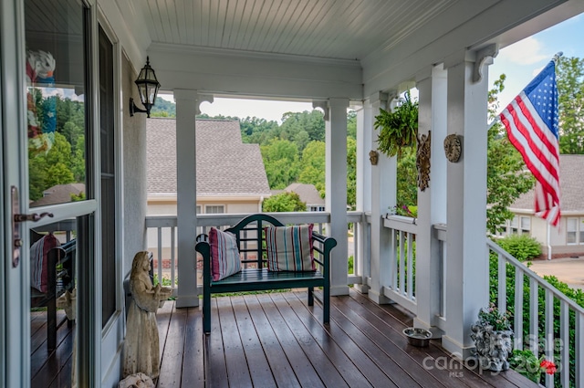 8 Creekside Way, Asheville, NC 28804 - view of wooden deck