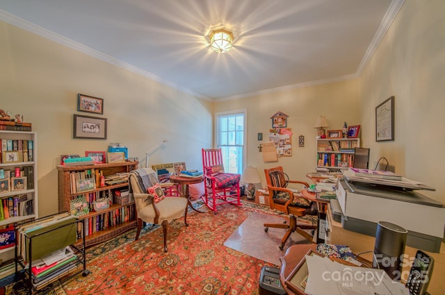 8 Creekside Way, Asheville, NC 28804 - office area featuring ornamental molding