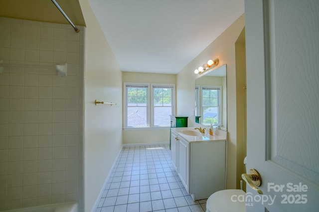 8 Creekside Way, Asheville, NC 28804 - full bath featuring vanity, tile patterned floors, a shower, and a tub