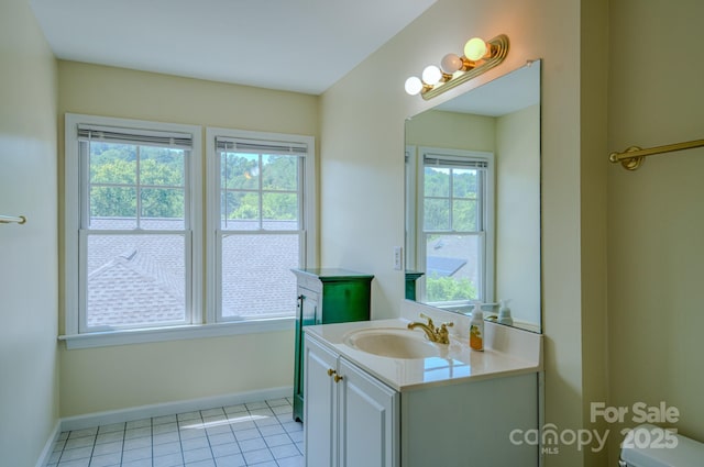 8 Creekside Way, Asheville, NC 28804 - bathroom featuring vanity and tile patterned floors