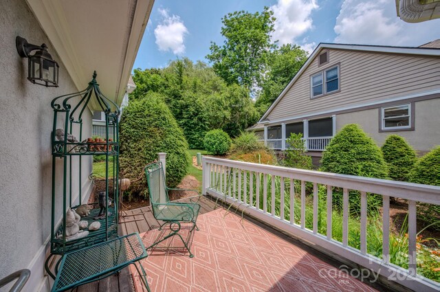 8 Creekside Way, Asheville, NC 28804 - view of balcony