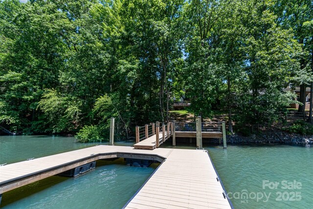 353 Whippoorwill Rd, Mooresville, NC 28117 - dock featuring a water view