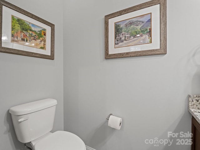 714 Bolt Rd, Lake Lure, NC 28746 - bathroom featuring vanity and toilet