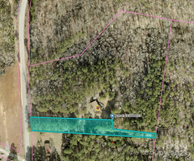 316 C E Stewart Rd, Clover, SC 29710 - map of property location featuring property parcel outlined
