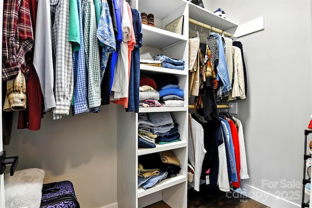 255 Eagles Lndg, Morganton, NC 28655 - spacious closet featuring wood finished floors