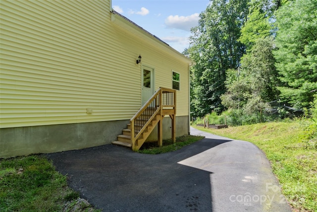 222 Fox Creek Rd, Mars Hill, NC 28754 - view of property exterior featuring a patio