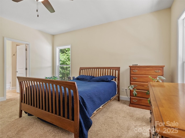 222 Fox Creek Rd, Mars Hill, NC 28754 - bedroom featuring carpet flooring and ceiling fan