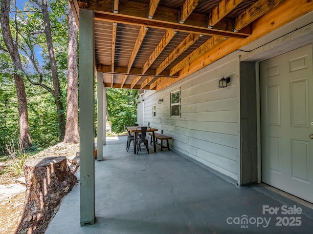 1463 Carolina Dr, Tryon, NC 28782 - view of patio with outdoor dining space
