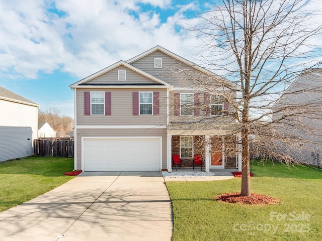 4316 Davis Meadows Dr, Charlotte, NC 28216 - traditional home with a garage and concrete driveway