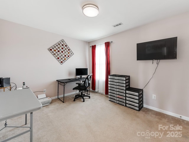 4316 Davis Meadows Dr, Charlotte, NC 28216 - carpeted home office featuring baseboards