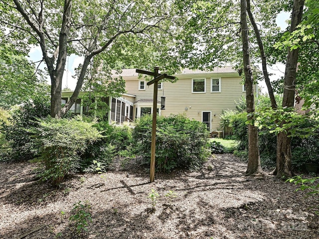 2621 Brightmoor Ridge Dr, Matthews, NC 28105 - rear view of property featuring a sunroom