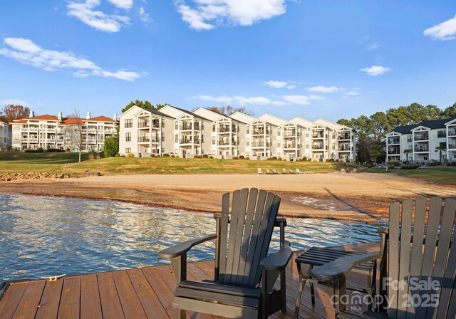 17811 Half Moon Ln Unit E, Cornelius, NC 28031 - dock area with a water view