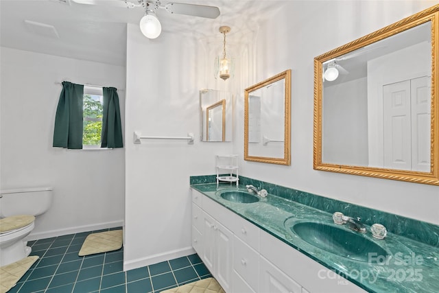 371 Clearview Dr, Waynesville, NC 28786 - full bath with double vanity and tile patterned floors