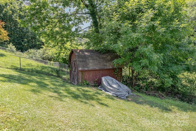 301 Rosemont Ave SE, Concord, NC 28025 - view of yard featuring a storage unit