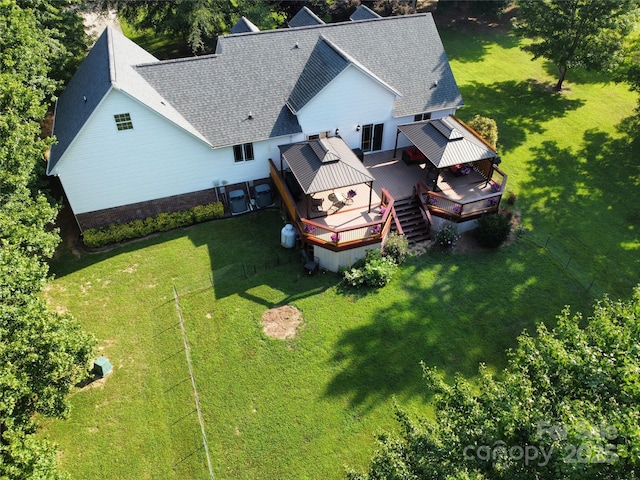 135 Primrose Dr, Salisbury, NC 28147 - view from above of property