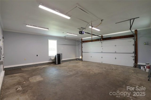 8829 Gelligum Dr, Charlotte, NC 28277 - garage with a garage door opener