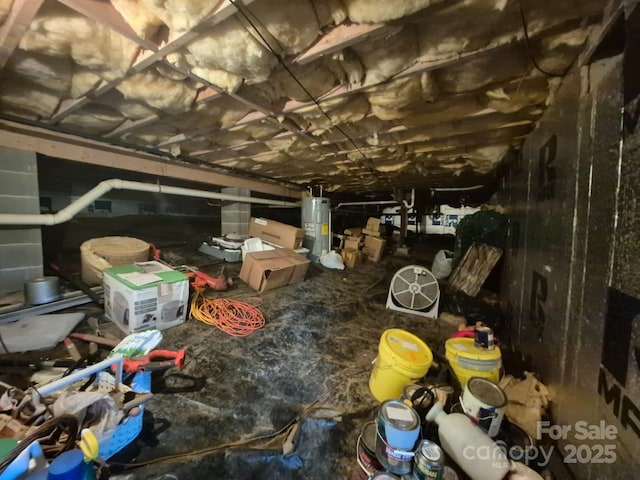 217 Shortoff Ln, Highlands, NC 28741 - inside crawl space featuring electric water heater