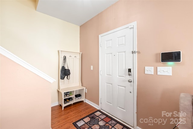 8618 Redding Glen Ave, Charlotte, NC 28216 - entryway with wood finished floors and baseboards