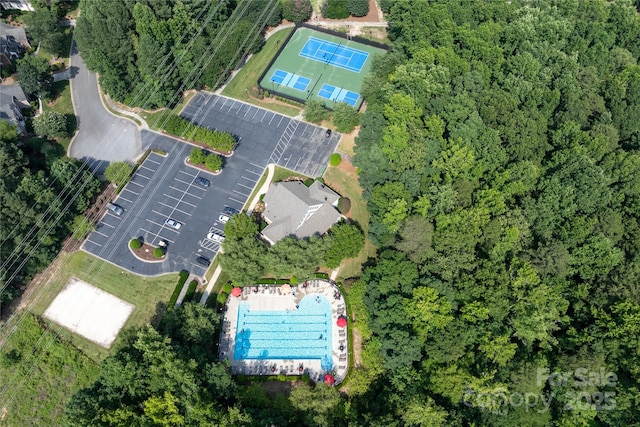 221 N Centurion Ln, Mount Holly, NC 28120 - bird's eye view of a pool