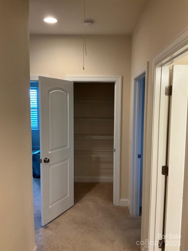 11608 Founders Park Ln, Pineville, NC 28134 - hall with carpet and recessed lighting