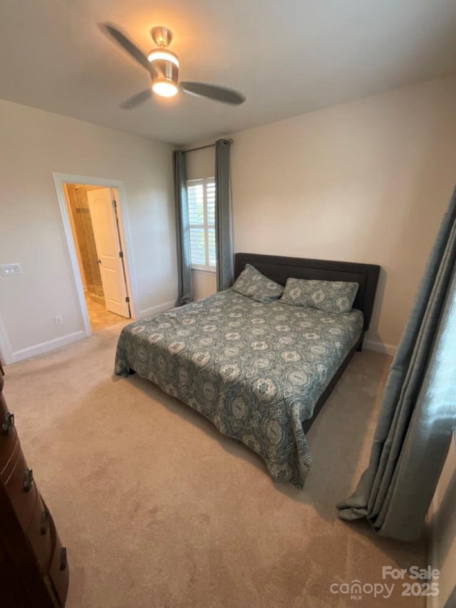 11608 Founders Park Ln, Pineville, NC 28134 - bedroom featuring carpet floors and a ceiling fan