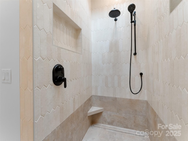 285 Poplar Crest Dr, Pisgah Forest, NC 28768 - full bathroom with tiled shower
