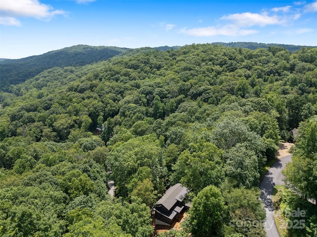 285 Poplar Crest Dr, Pisgah Forest, NC 28768 - bird's eye view of a heavily wooded area