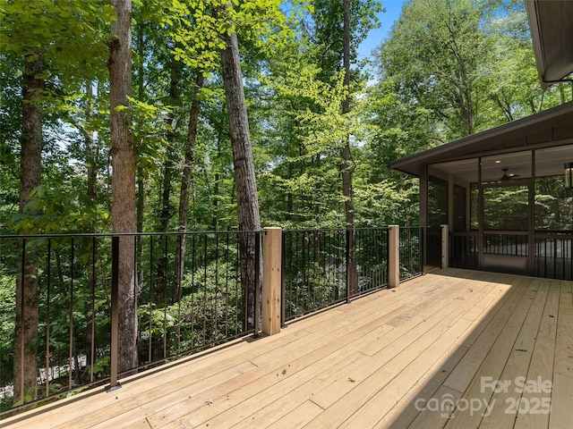 285 Poplar Crest Dr, Pisgah Forest, NC 28768 - view of wooden deck