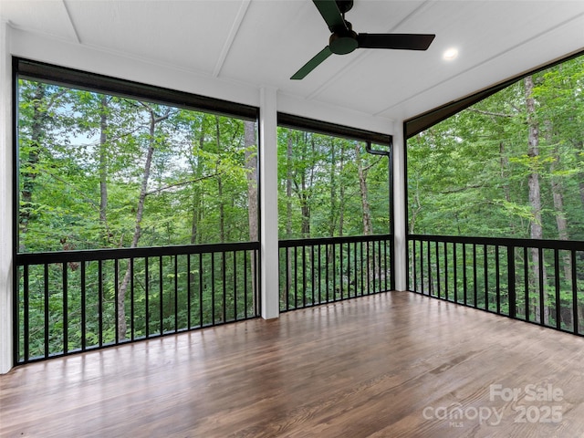 285 Poplar Crest Dr, Pisgah Forest, NC 28768 - view of unfurnished sunroom