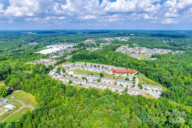 365 Battery Cir, Clover, SC 29710 - aerial view of property's location featuring a forest and nearby suburban area
