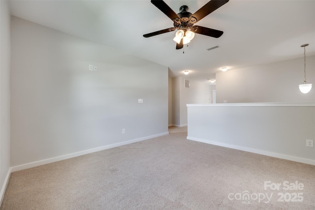 365 Battery Cir, Clover, SC 29710 - unfurnished room featuring light carpet and ceiling fan