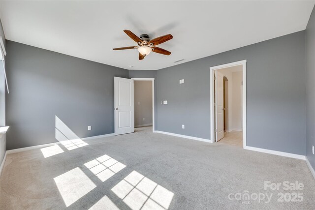 365 Battery Cir, Clover, SC 29710 - unfurnished bedroom featuring light colored carpet and ceiling fan