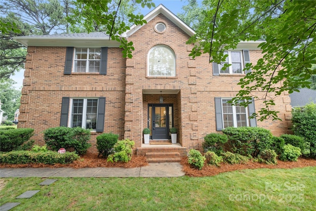 4808 Cobble Glen Way, Charlotte, NC 28269 - view of front of property with brick siding and a front lawn