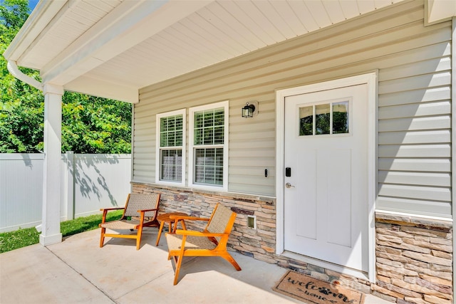 2662 14th St NE, Hickory, NC 28601 - entrance to property with stone siding