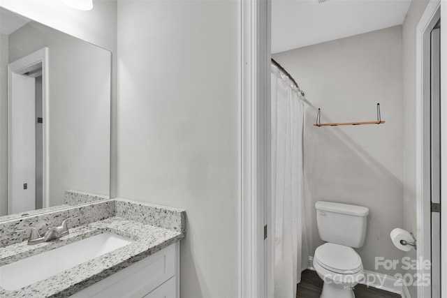 2662 14th St NE, Hickory, NC 28601 - full bathroom with toilet and vanity