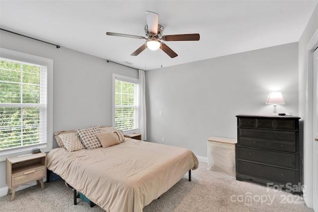 2662 14th St NE, Hickory, NC 28601 - bedroom featuring carpet flooring and ceiling fan