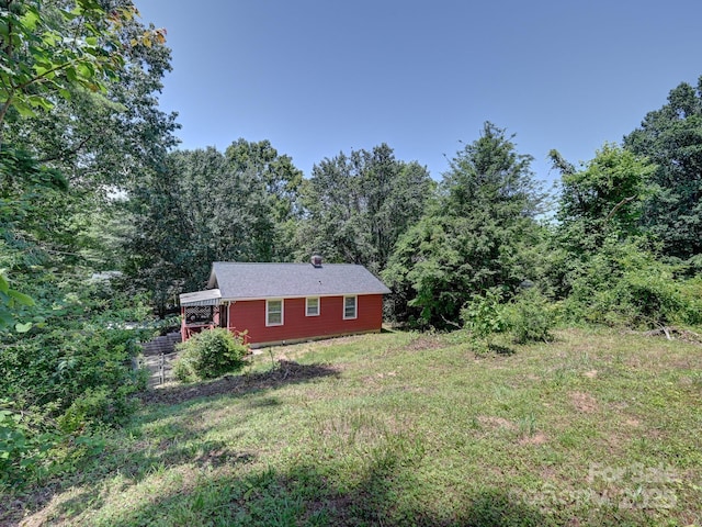 123 Blake Dr, Arden, NC 28704 - view of green lawn with a forest view