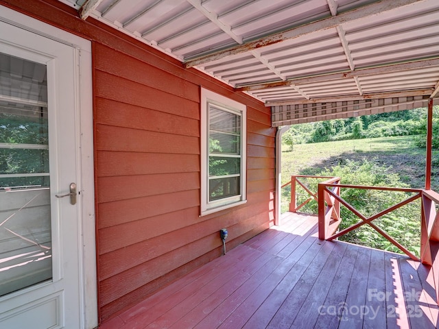 123 Blake Dr, Arden, NC 28704 - view of wooden terrace