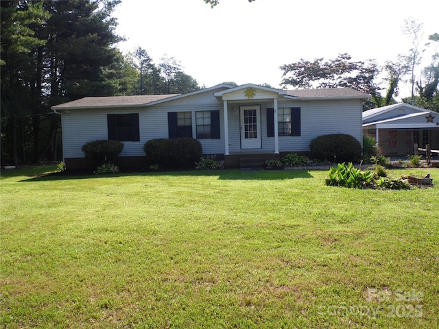 1475 Ferguson Dr, Clemmons, NC 27012 - view of front facade with a front yard